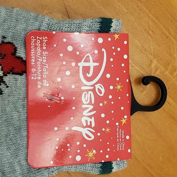 Christmas Disney Mickey Elf Mens Socks Lot of 4 - Picture 10 of 10